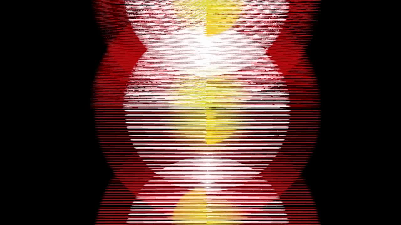 추상적인 배경 플리킹 원형 패턴