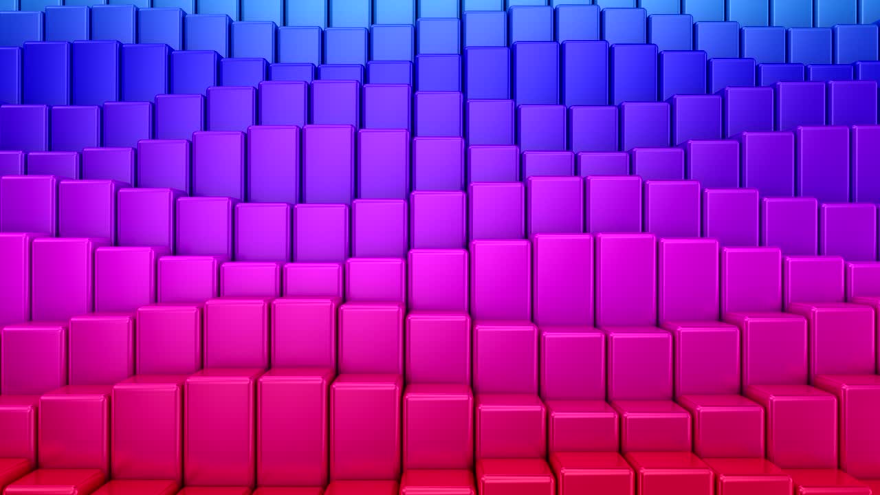 las cajas forman una onda