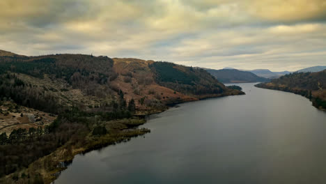 explore the picturesque cumbrian landscape through an enchanting video, featuring thirlmere lake and its majestic mountainous surroundings