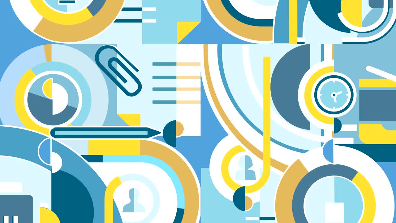 fondo de oficina animado abstracto