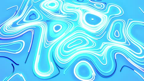 flash multicolor de líneas curvas en el plano. fondo en bucle abstracto de 4k con líneas. red neural competidora abstracta o ai. corriendo luces de neón como guirnaldas en el avión. luma mate como canal alfa