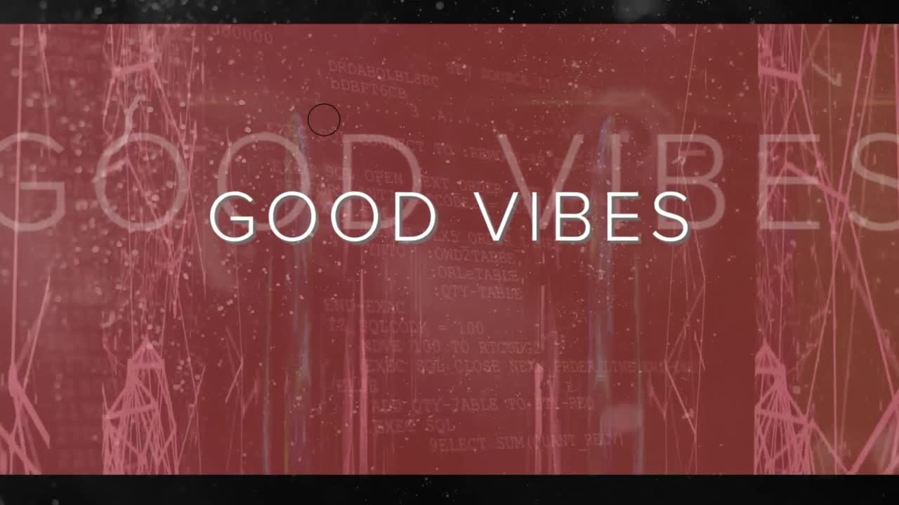 animación de círculos y líneas conectadas que forman globos contra el lenguaje informático en el fondo