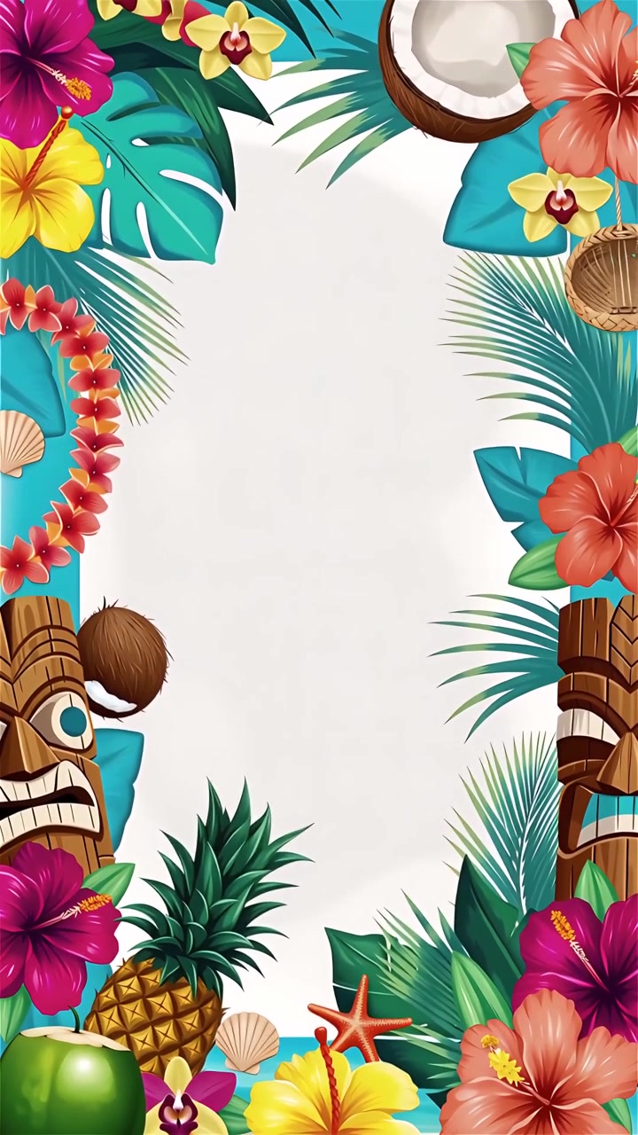 Animazione di Sfondo Estivo Tropicale 4K