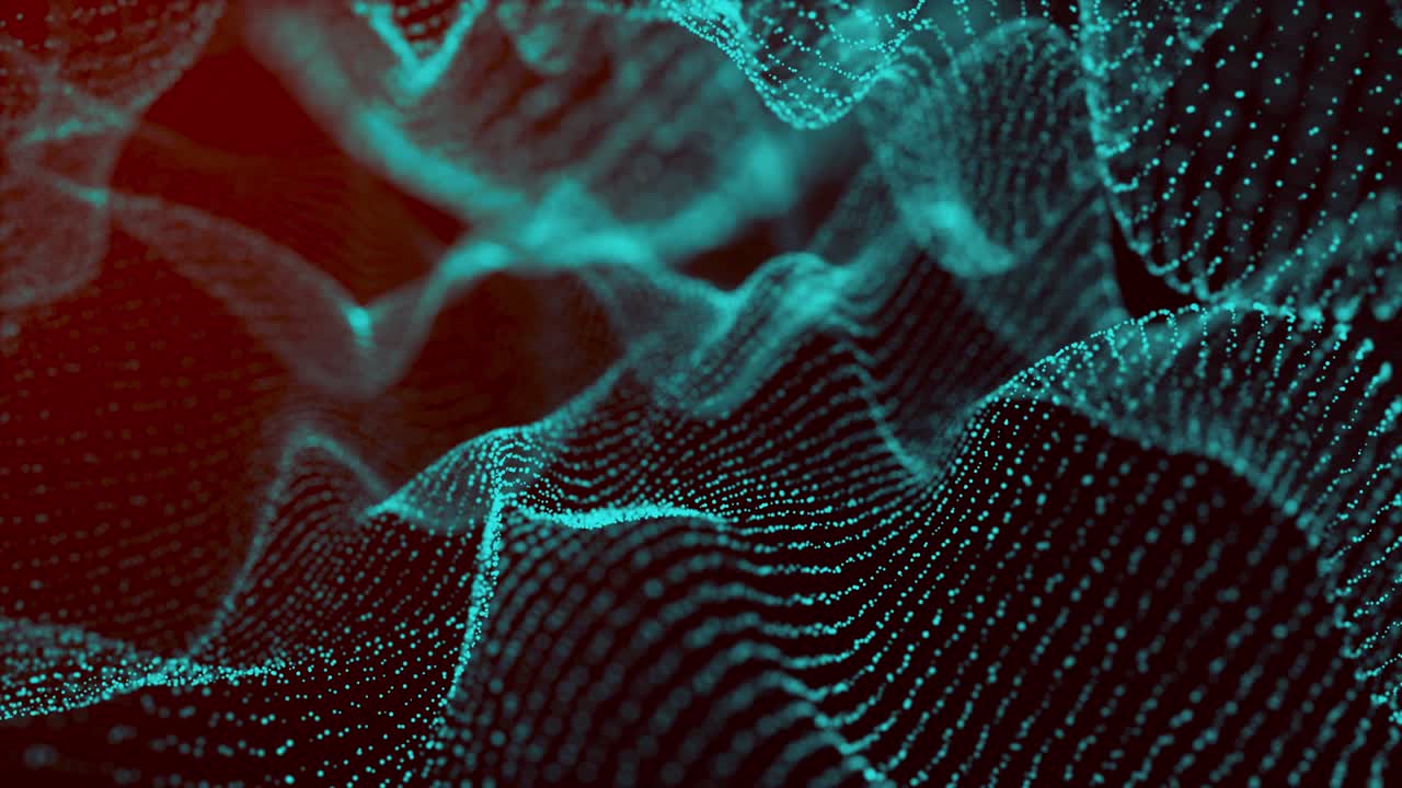 fondo 3d abstracto con ondas en movimiento