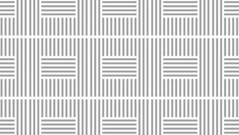 graphic pattern in black and white with stroboscopic and hypnotic effect, while increasing in size and then reducing it.