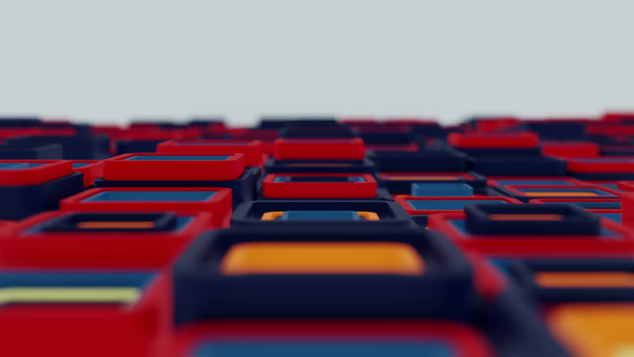 Abstract Geometric Pattern of Squares