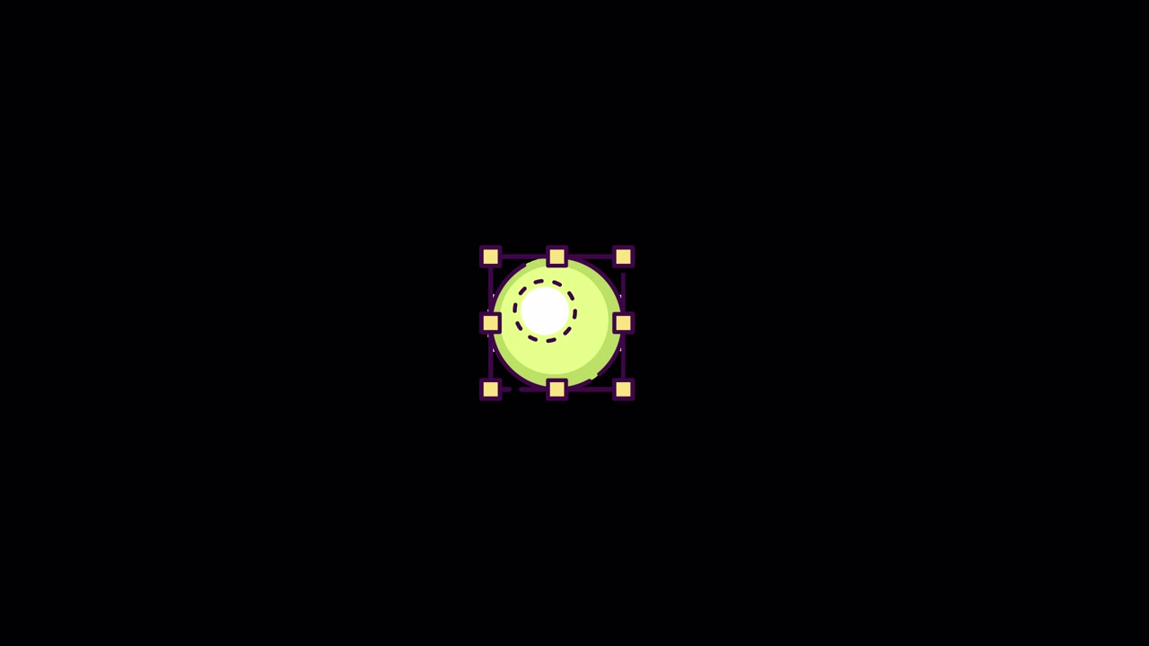 Editable objects Icon Animation