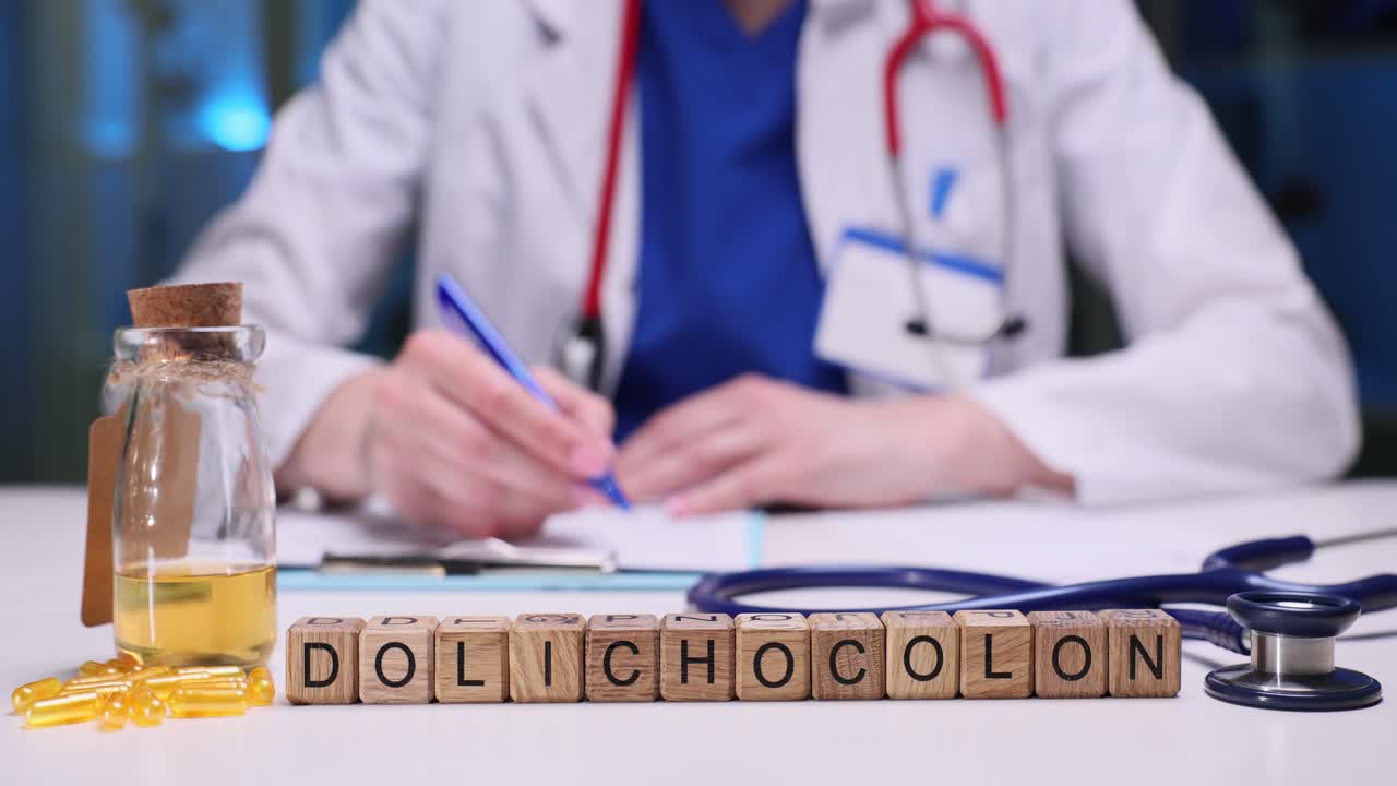 Dolichocolon Diagnosis and Medical Treatment Concept