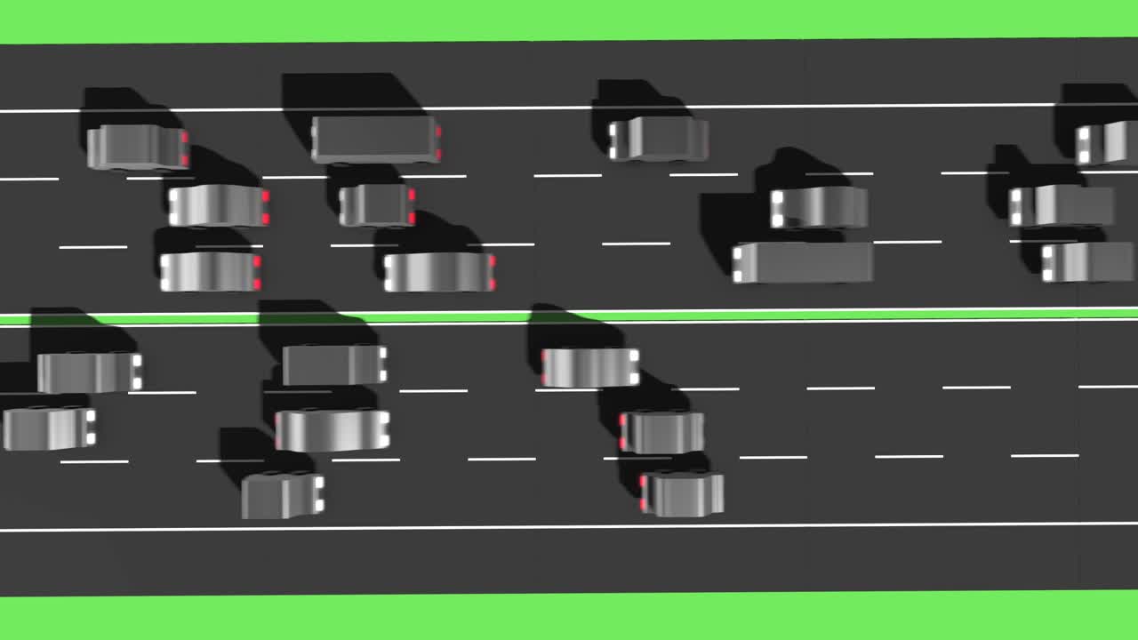 무거운 교통 루프