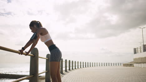 her favourite spot to workout