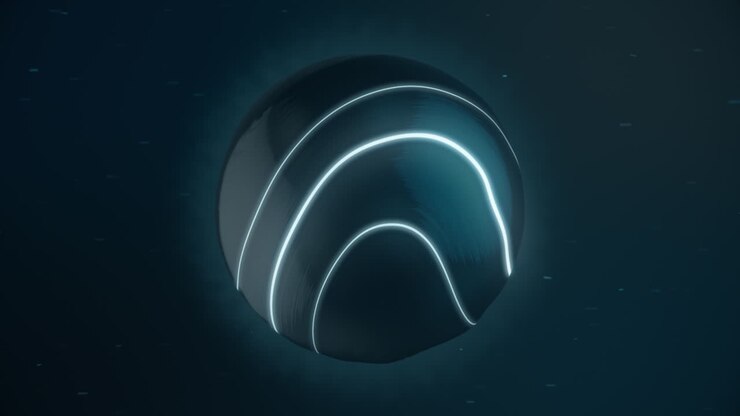 Glowing Abstract Sphere