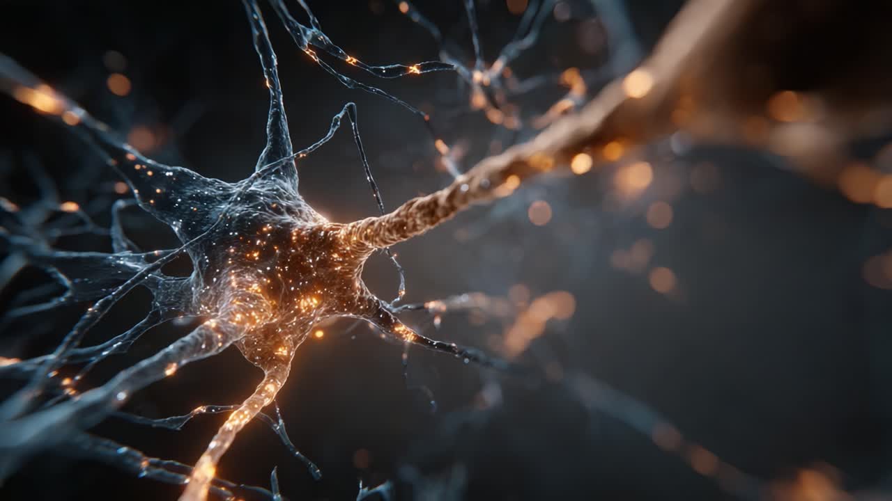 Vivid Representation of Neurons: A Close-Up Exploration of Synaptic Connections and Electrical Activity in the Nervous System