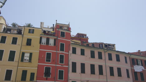 colorful facade of buildings in monterosso old town in cinque terre, italy