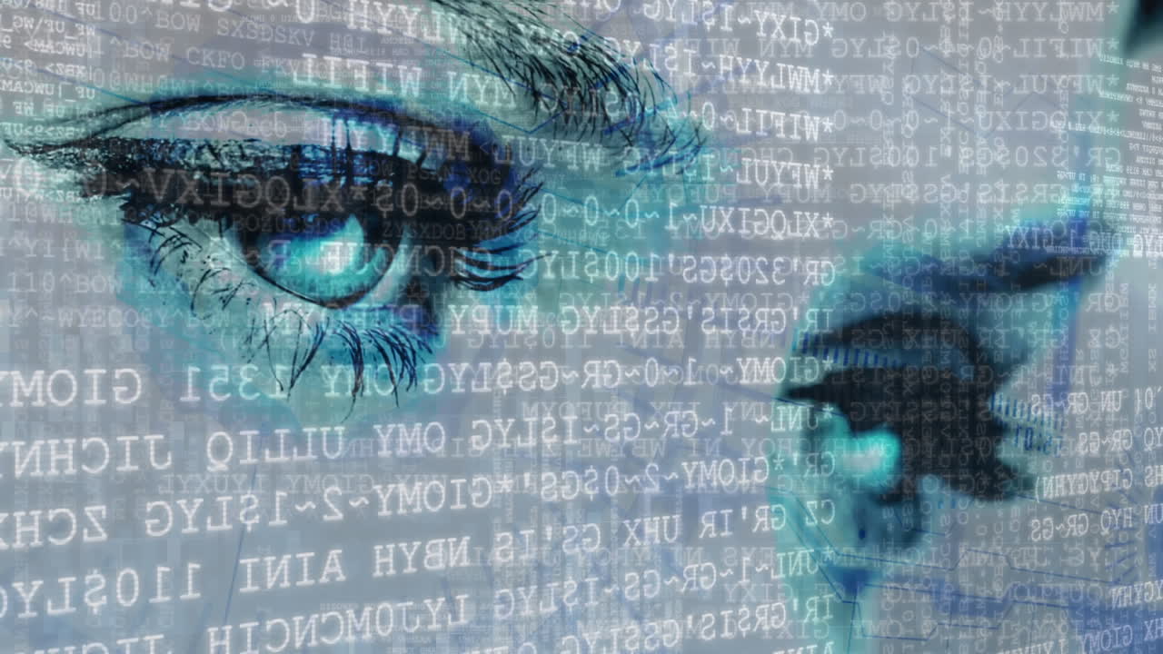 los ojos de las mujeres se concentran.