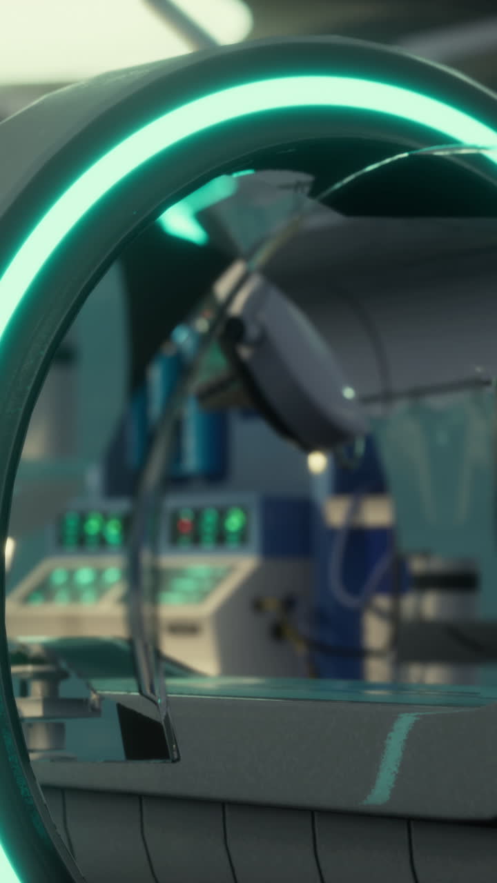 sala de operaciones médicas futuristas