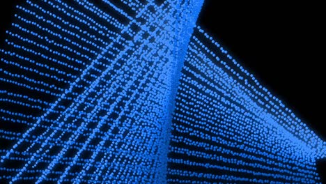 Blue color Dot Shape Pattern animation motion graphics