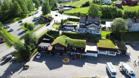 Green-house-houses-in-Fagernes-Norway