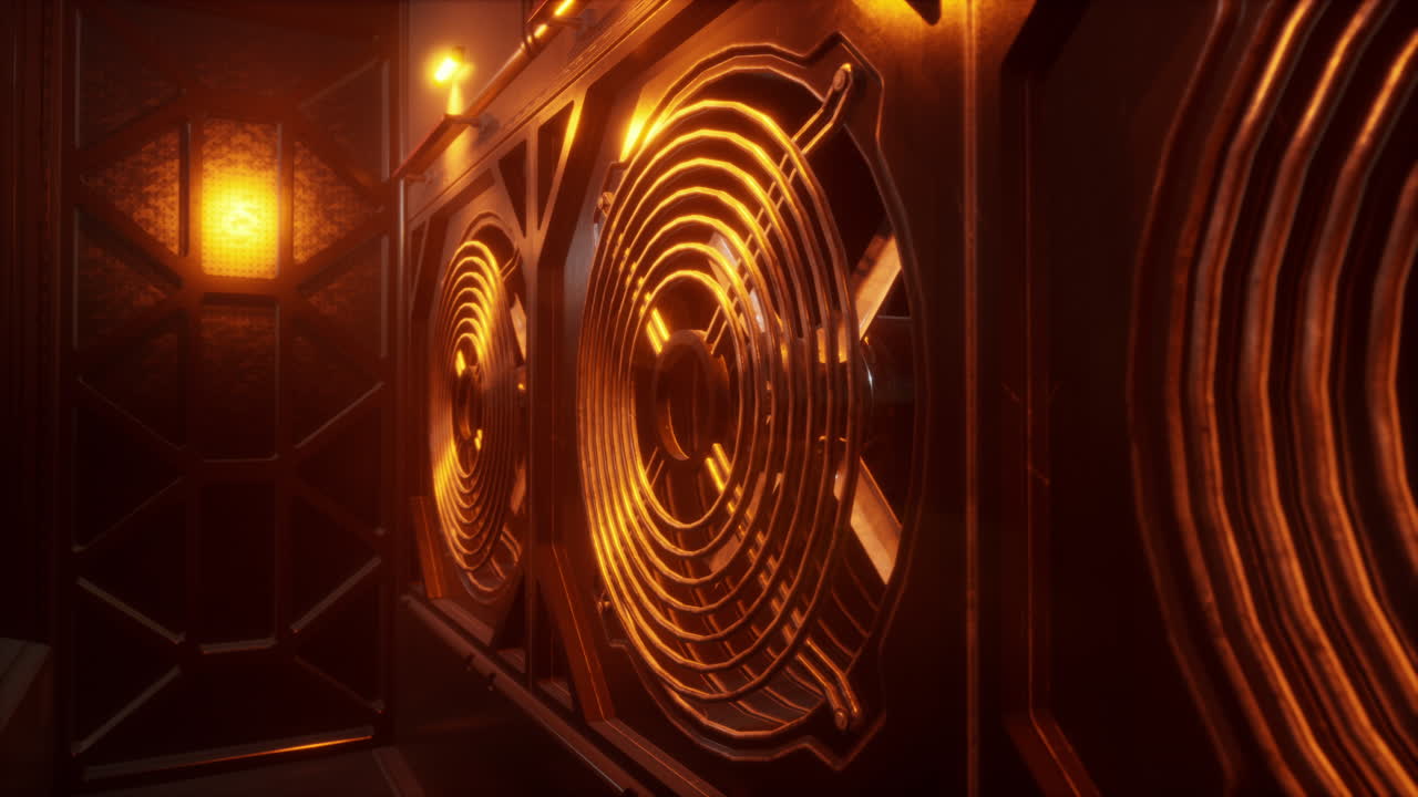 배경 과학소설 실내 방 과학소설 우주선 복도