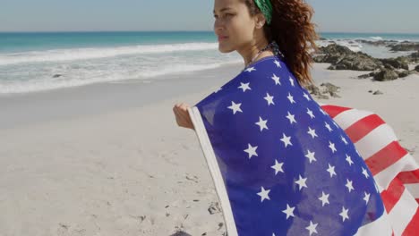 young woman by the sea