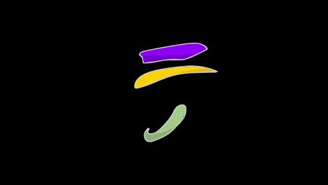 Verkehrszeichen-Symbol-Loop-Animationsvideo,-Transparenter-Hintergrund-Mit-Alphakanal