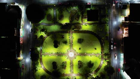 Aerial-Drone-Images-Hyperlapse-Park-La-Fortuna,-Alajuela,-Costa-Rica