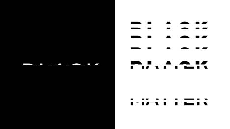metter symbol typography on black and white background. background 4k