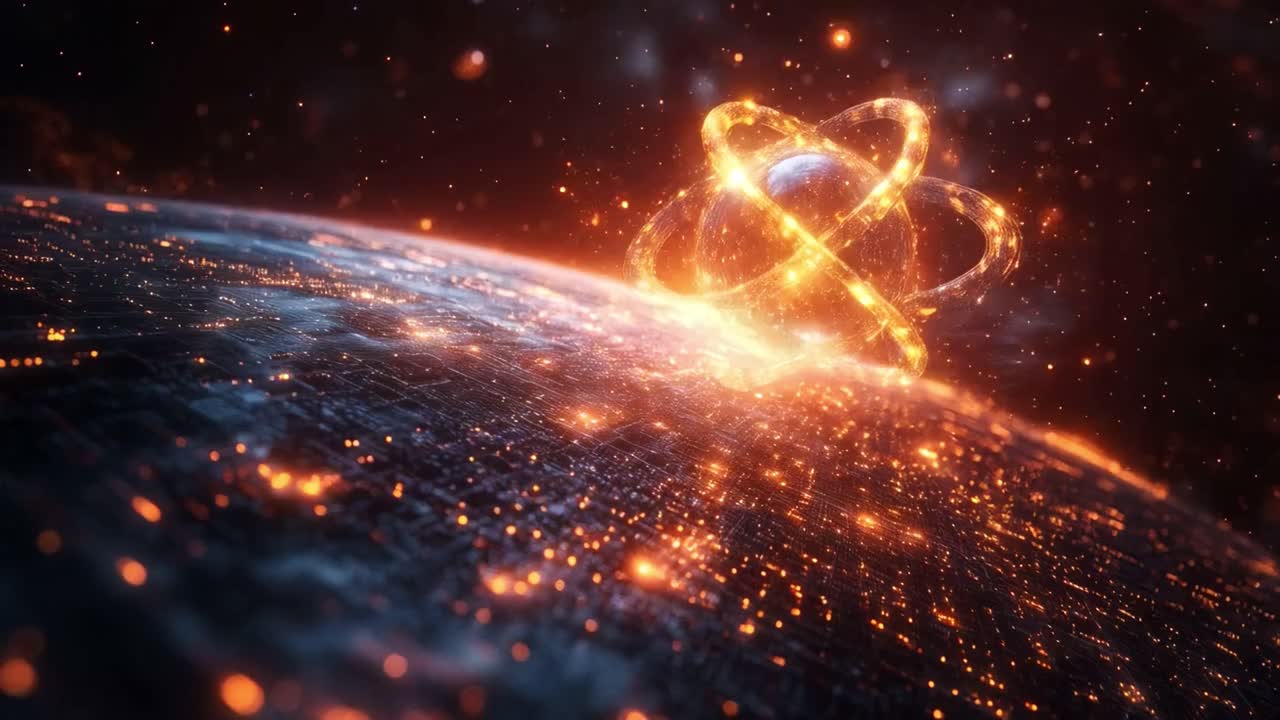 Futuristic Technology Globe