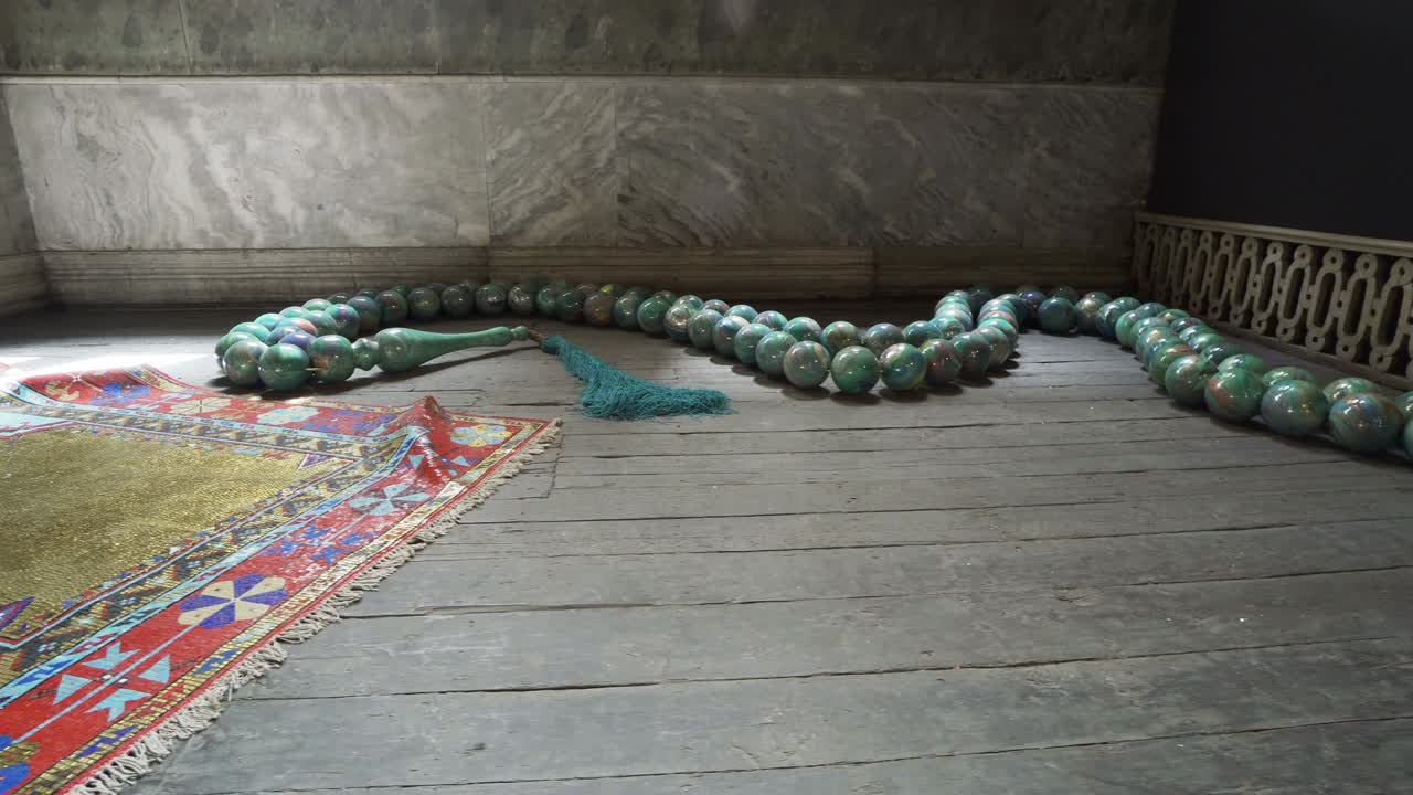 detalle interior en la hagia sophia en estambul, turquía