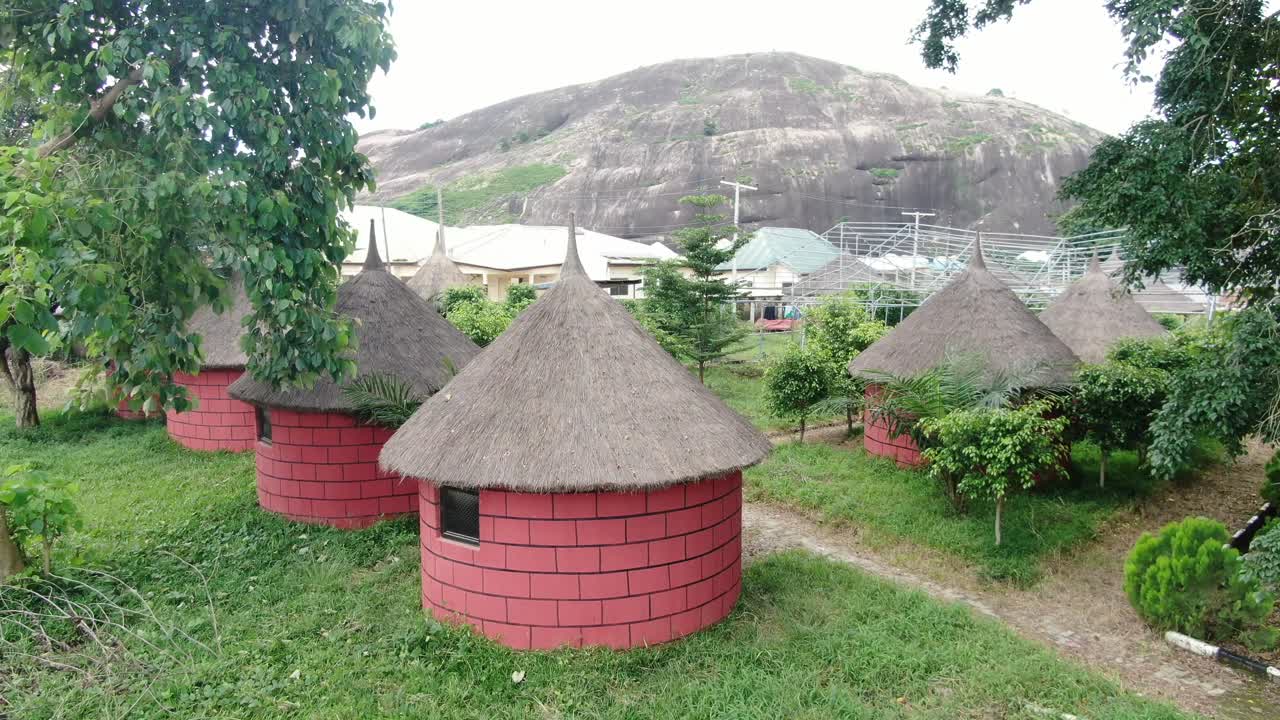 shot a village with small small hut