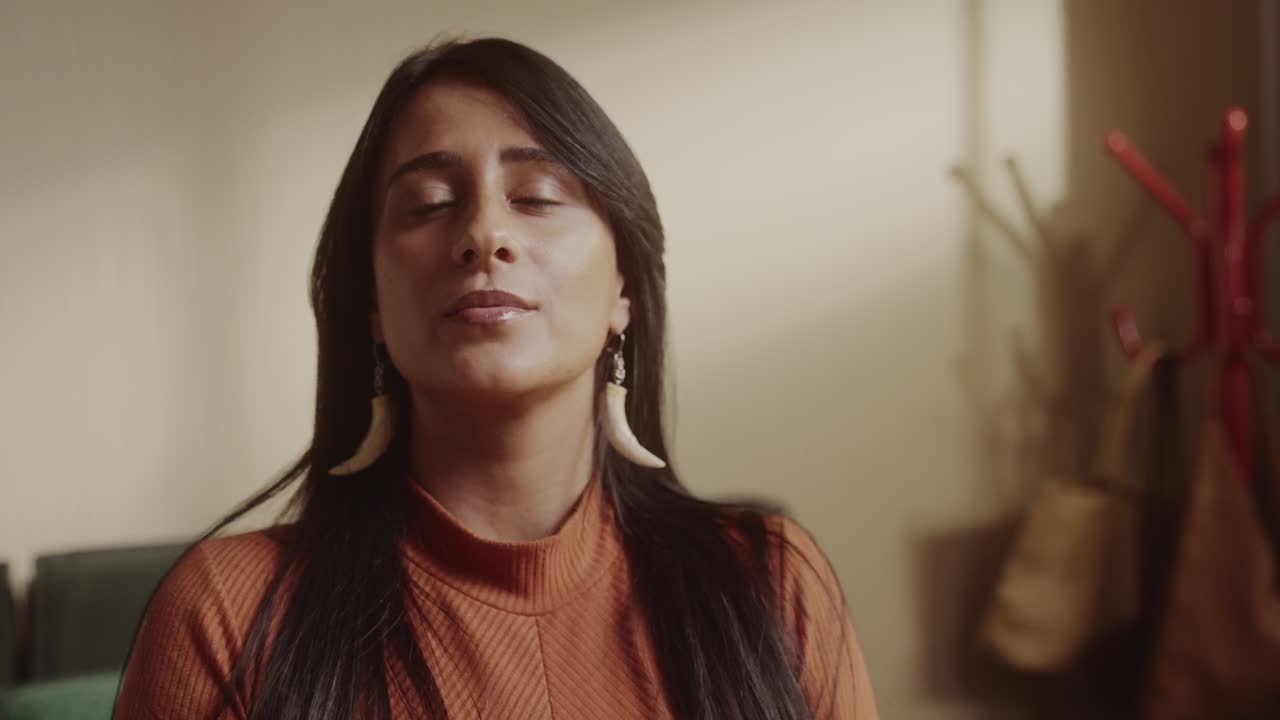 Portrait of a Serene Woman