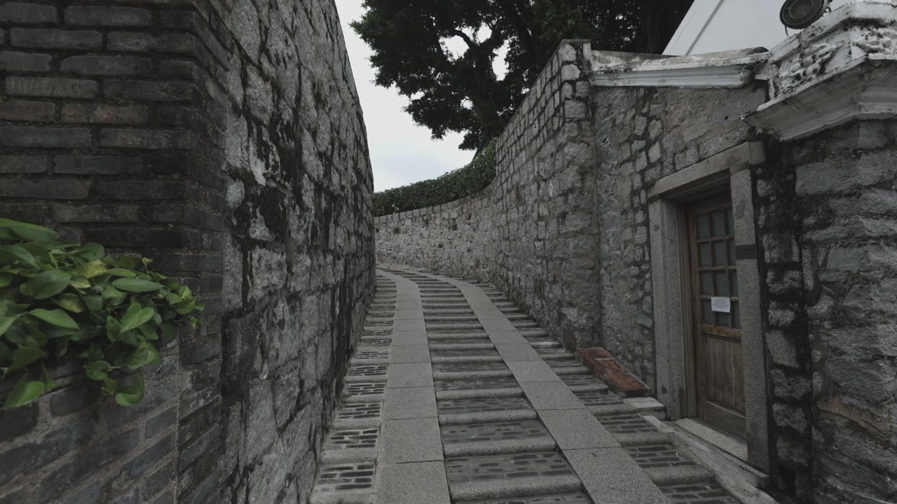 Eingang, Festung Monte in Macau