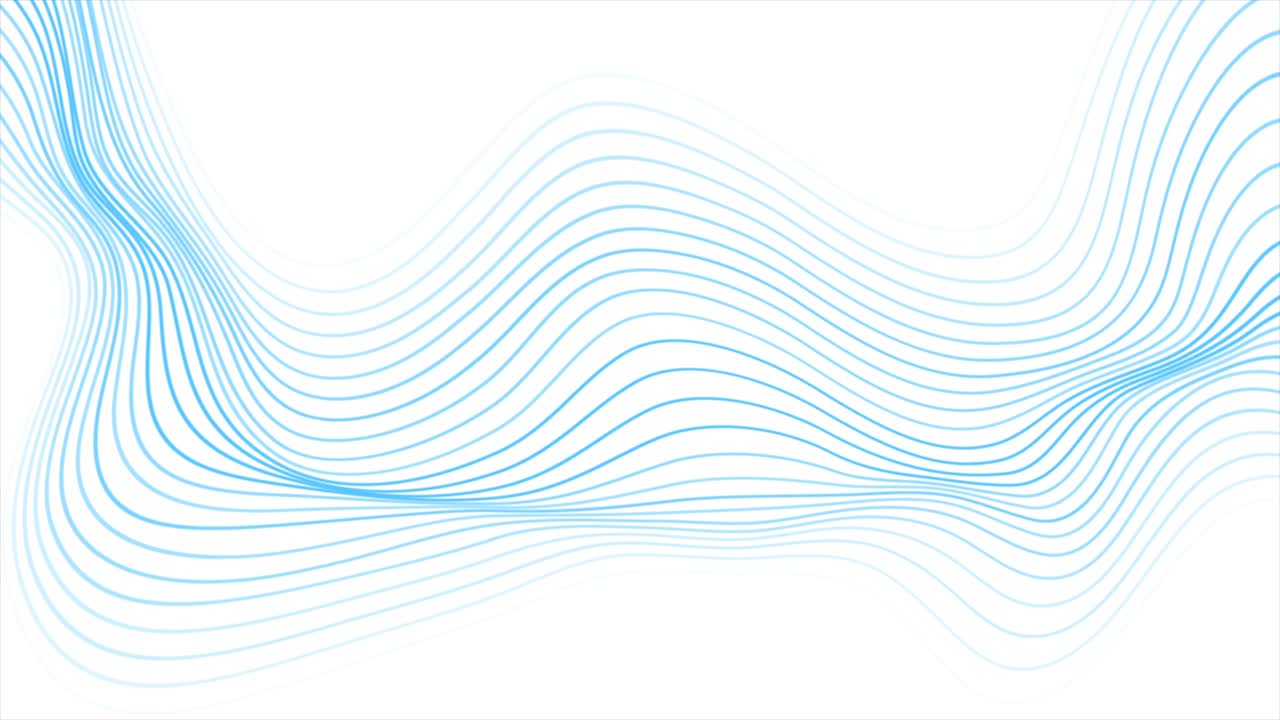 abstracto azul curvas líneas onduladas fondo de movimiento tecnológico