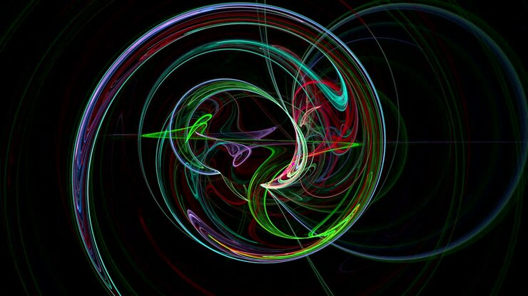 Colorful lines pattern abstract motion background