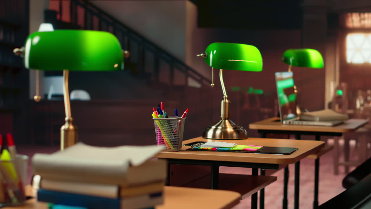 espacio de biblioteca anticuado con elegante diseño interior de madera clásico