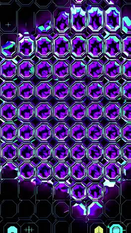 abstract geometric glowing grid pattern