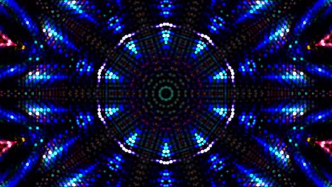 líneas brillantes que establecen el movimiento de la onda, coloridas, sobre un fondo negro
