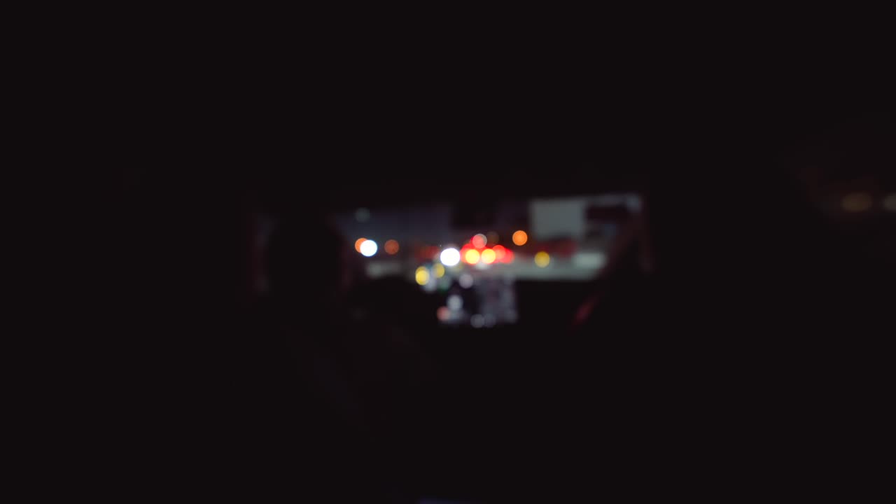 Luci notturne in auto