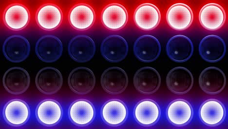 colorful speaker array background