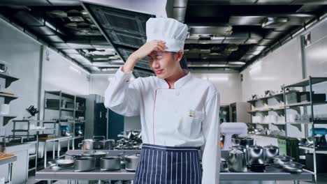 el chef estresado