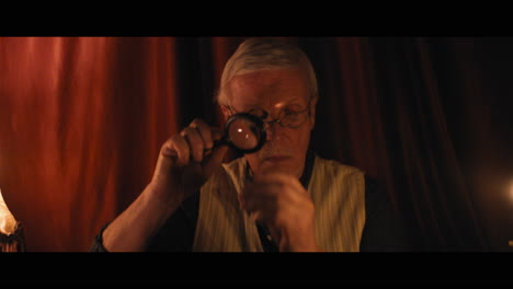 a photographer and an antique dealer in the gypsy circus cart