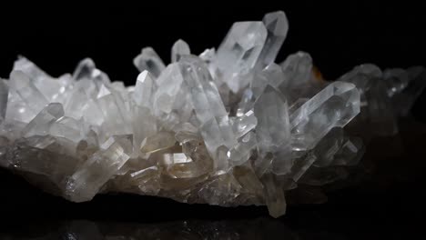 a beautifully formed crystal structure filled with quartz crystals