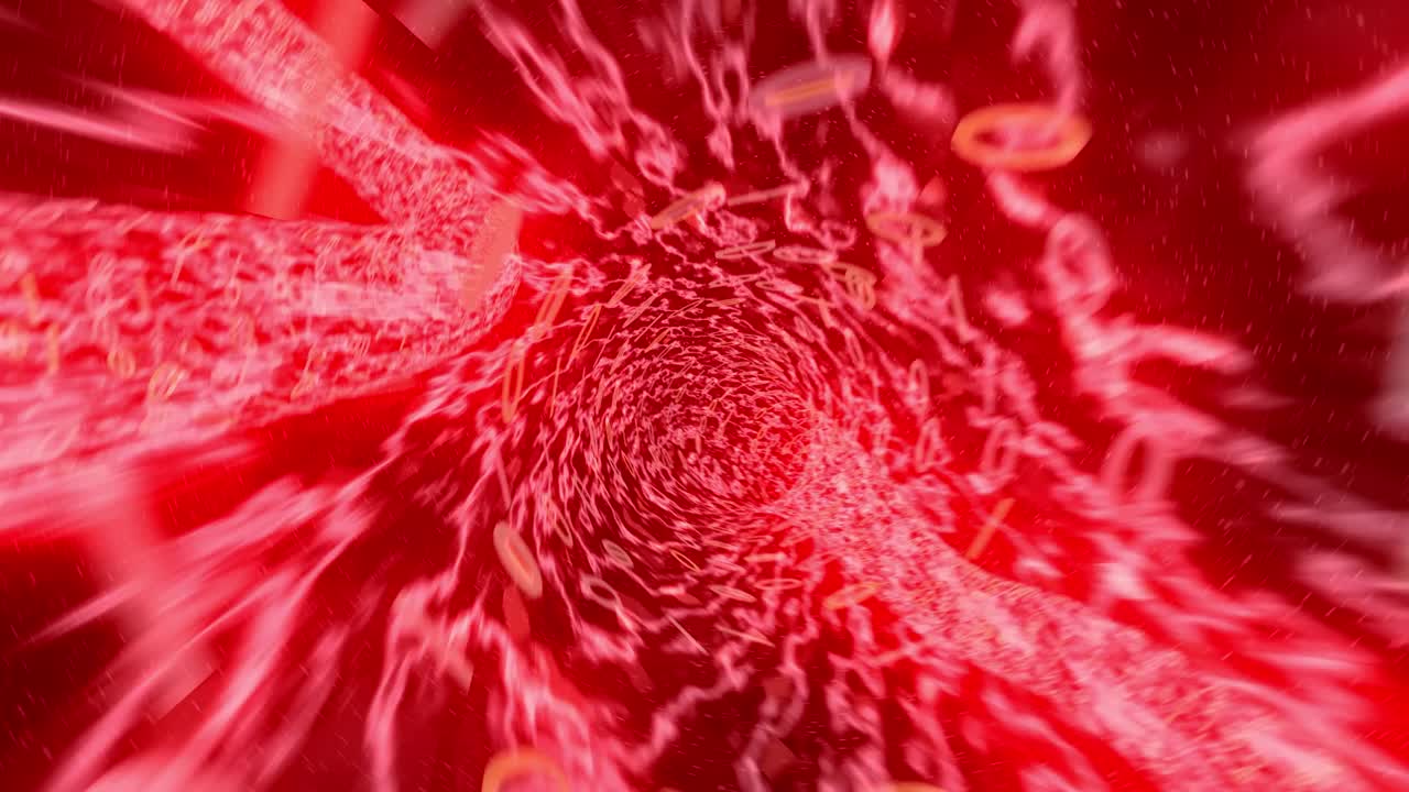 이진 터널 벌레 구 비행 (binary tunnel wormhole flight) - 우주를 통한  속도 차원 4k