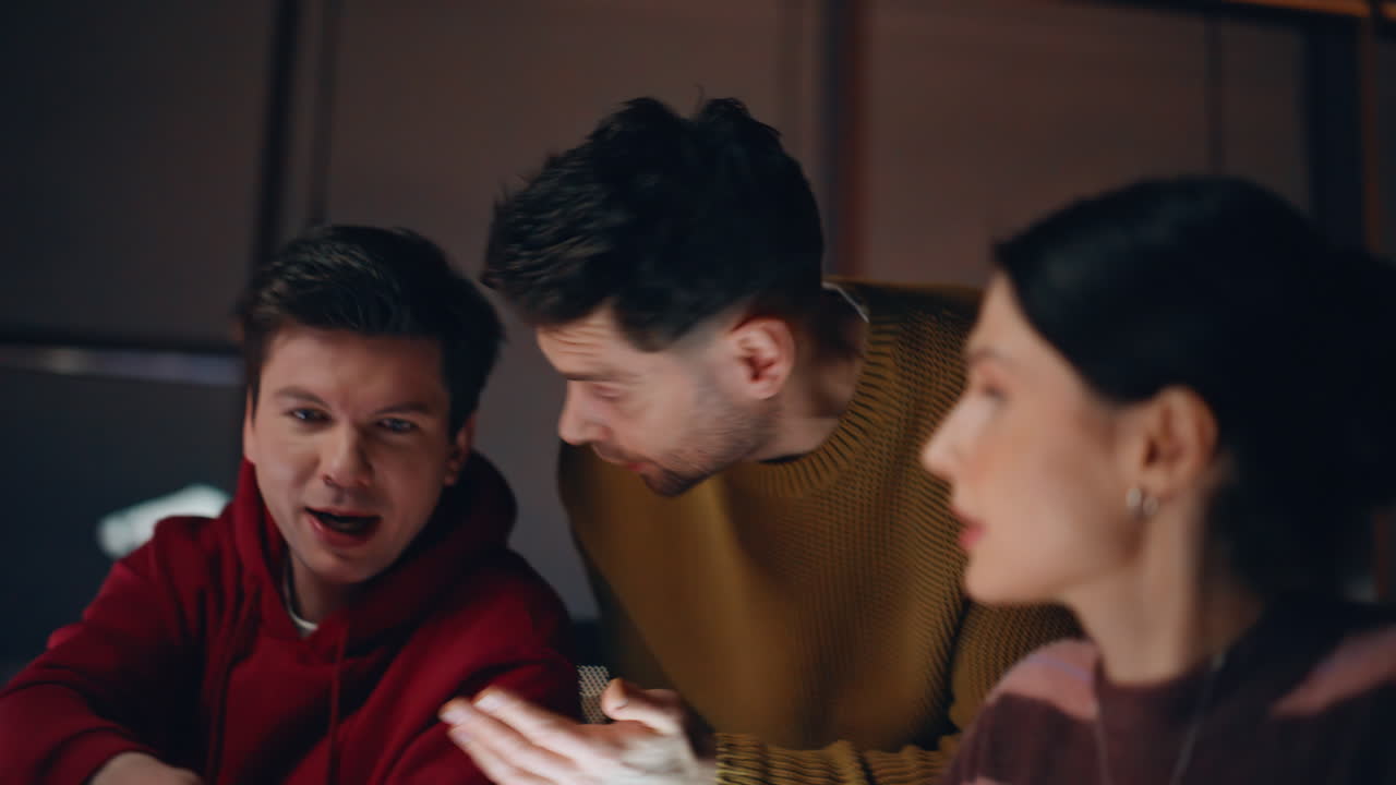 People collaborating and discussing