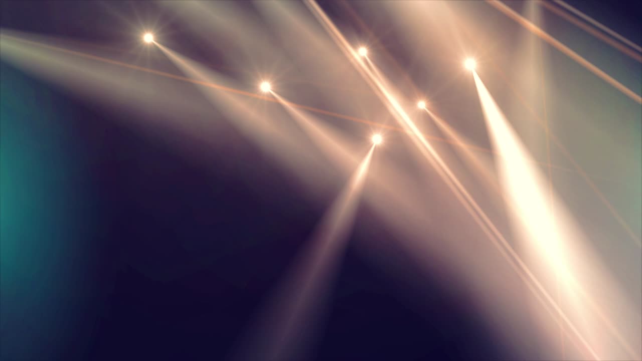 animación de bucle de escenario de punto de luz