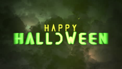 Happy-Halloween-text-on-dark-cinematic-sky-with-cloud