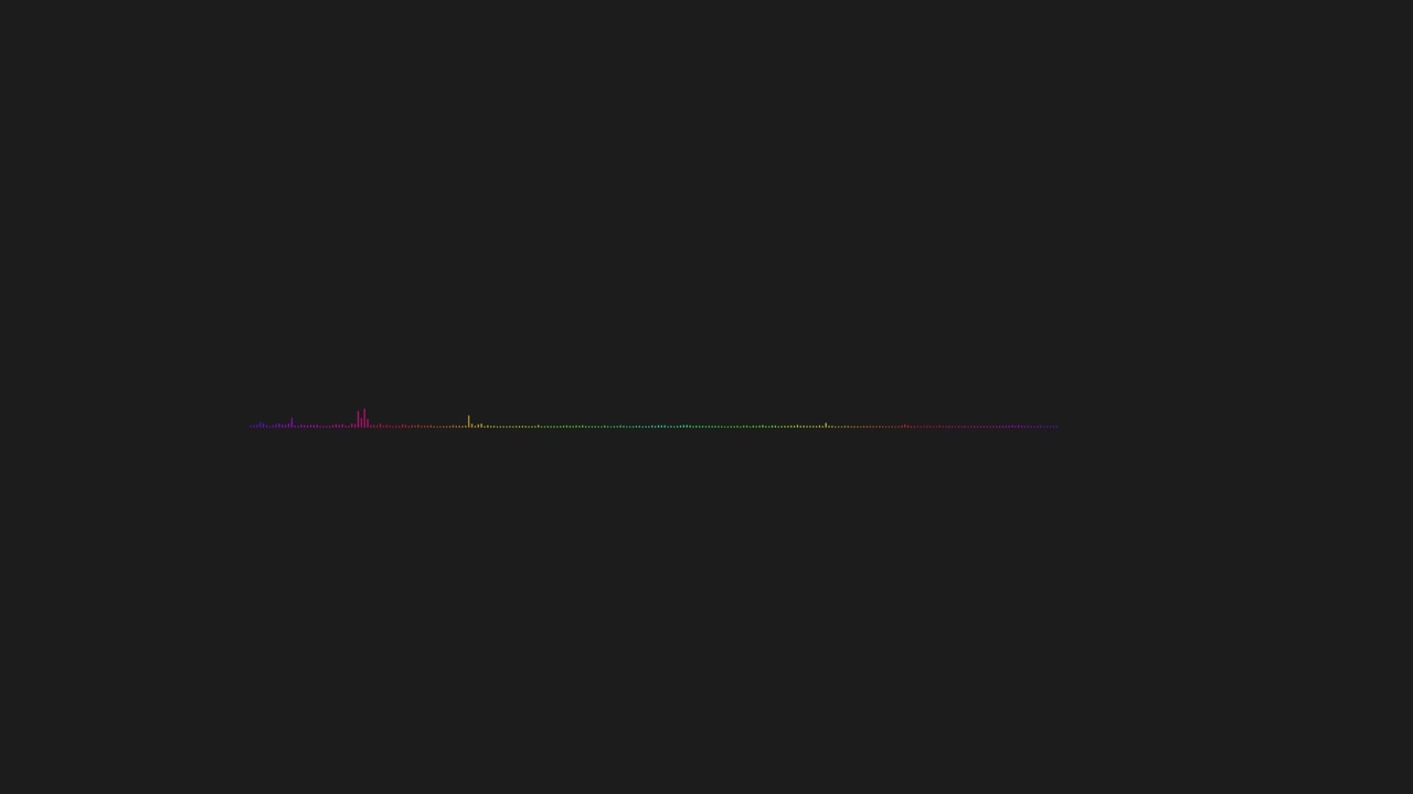 4K Simple equalizer on green background. Motion graphic and animation background