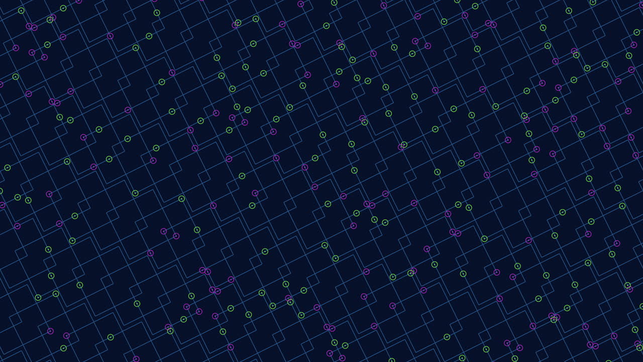 Blue and brown grid pattern with small dots
