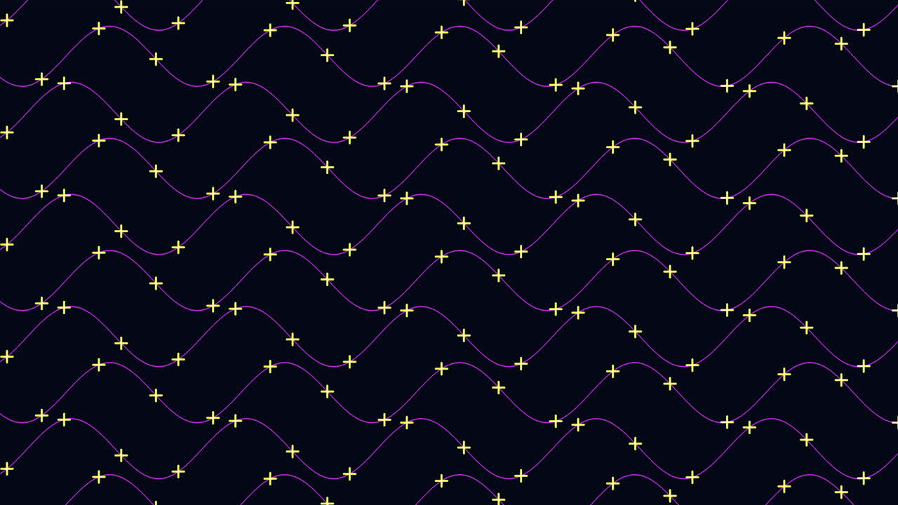 Futuristic and elegance waves pattern with neon glitters
