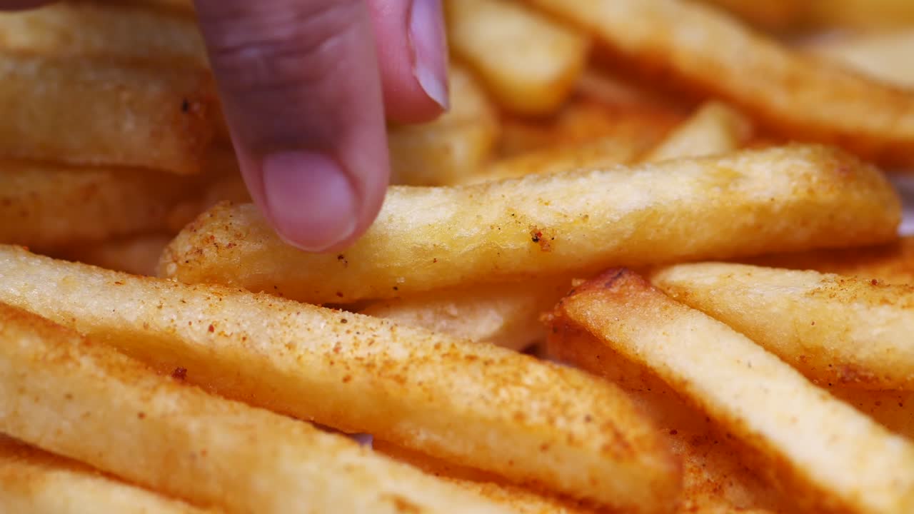 primer plano de patatas fritas