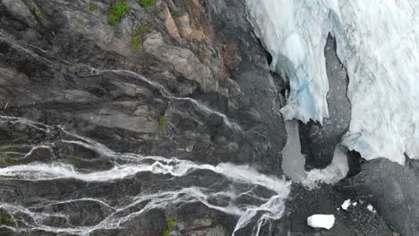 icy glacier in alaska hd